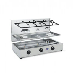 Parker® Fornello A Gas 3F Inox -Campeggio Negozio fornello a gas inox 300 2