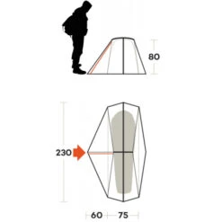 Tenda Ferrino Grit 1 -Campeggio Negozio tenda grit 1 2