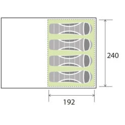 Tenda Brunner Lamar 4 -Campeggio Negozio tenda lamar 4 3